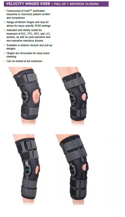 Velocity Hinged Knee Brace